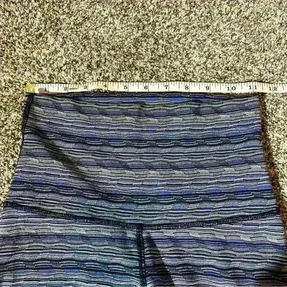 Lululemon Wunder Under Space Dye Twist Sapphire Leggings Size 4 Crop - Picture 6 of 10